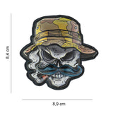 Klettabzeichen Skull Bush ranger - color