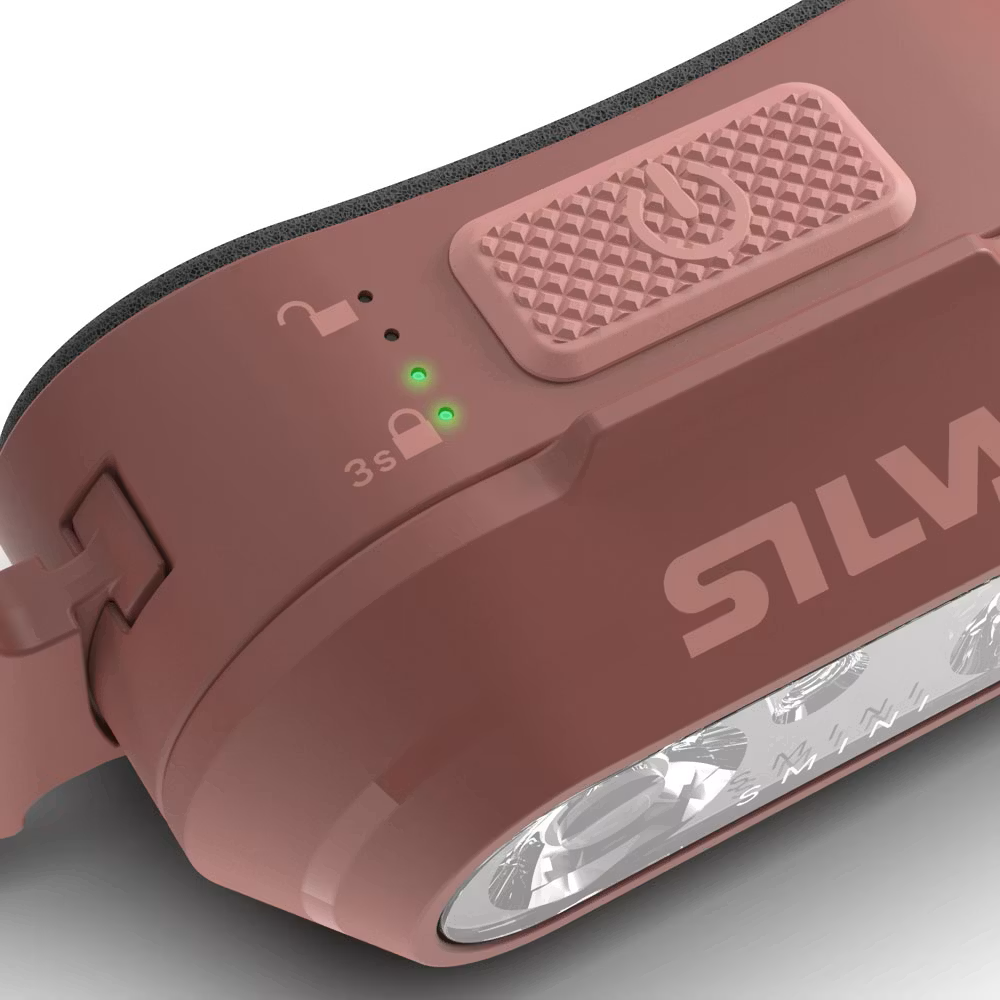 Smini Fly Stirnlampe rose (250 Lumen)