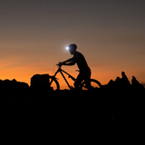 Fahrrad, Hintergrundbeleuchtung, Erwachsener, Mann, Person