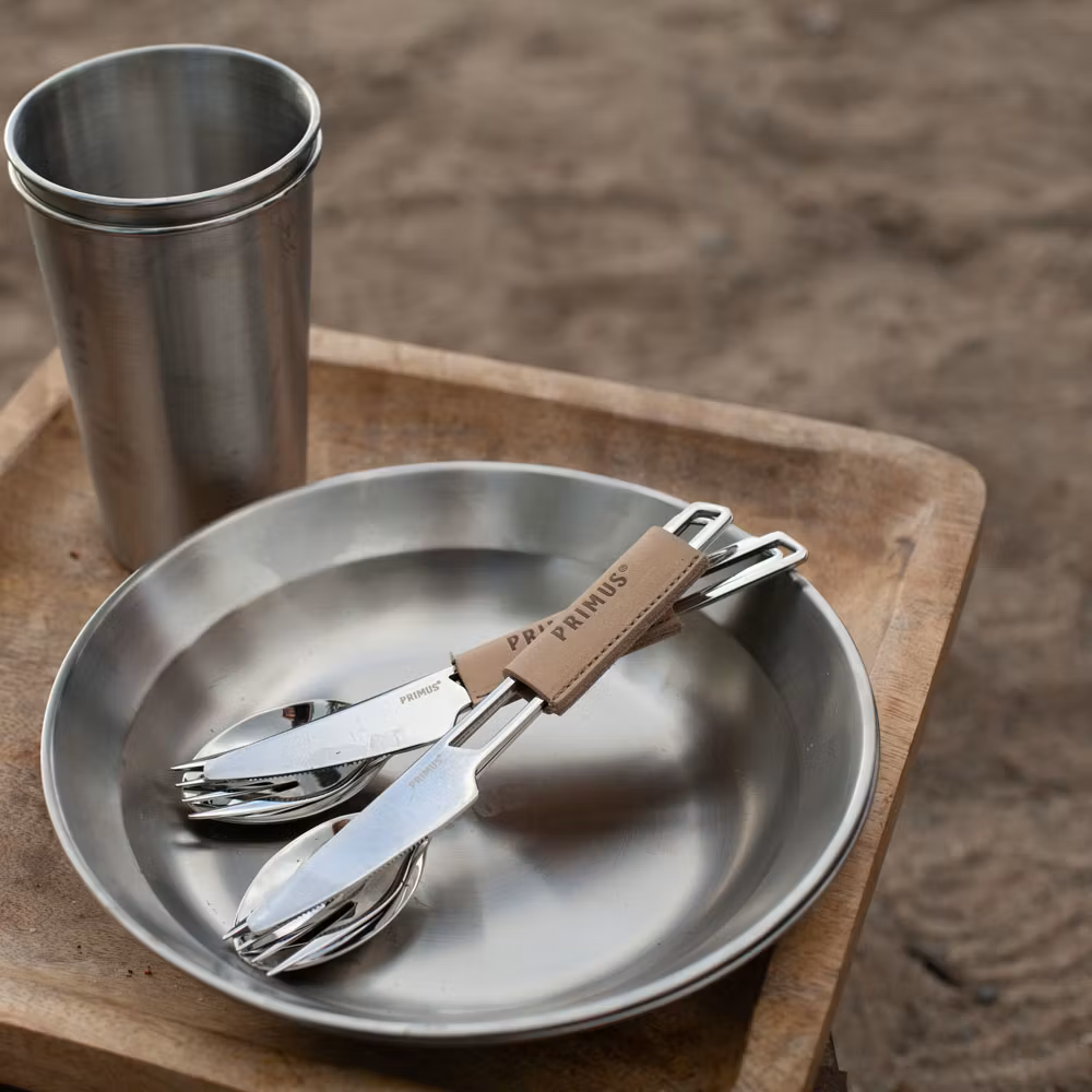 Primus - Campingbesteck Leder (3-teilig)