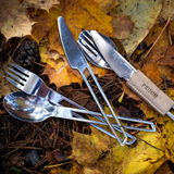 Primus - Campingbesteck Leder (3-teilig)