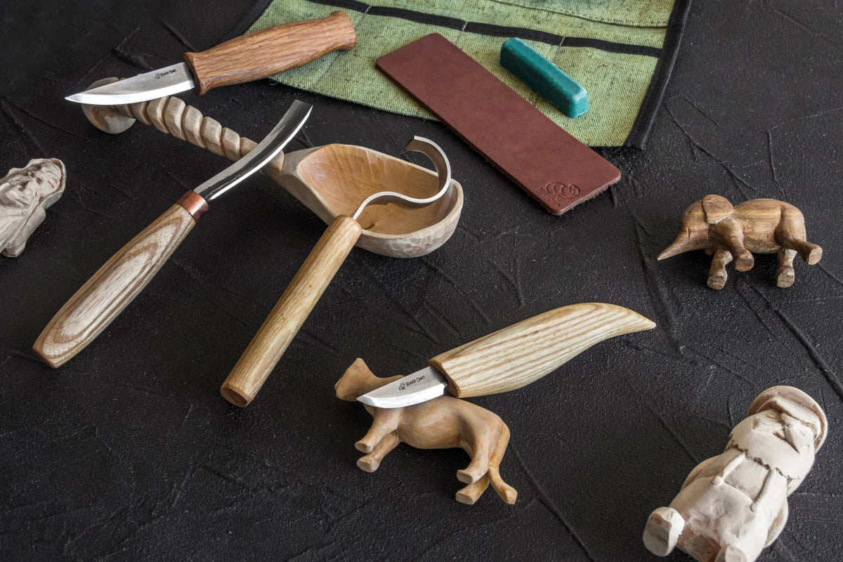 BeaverCraft - S43 Holzschnitzwerkzeug-Set (4-teilig)