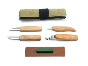 BeaverCraft - S48 Holzschnitzwerkzeug-Set (4-teilig)