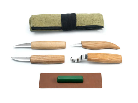 BeaverCraft - S48 Holzschnitzwerkzeug-Set (4-teilig)