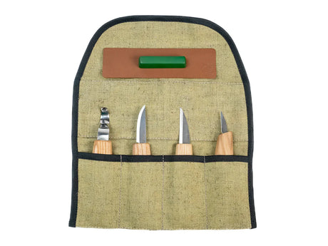 BeaverCraft - S48 Holzschnitzwerkzeug-Set (4-teilig)