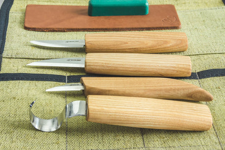 BeaverCraft - S48 Holzschnitzwerkzeug-Set (4-teilig)