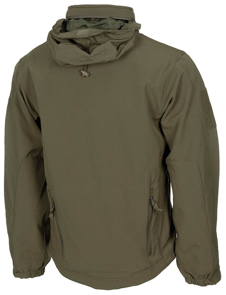 Hooded jacket, Olive green, Zipper pockets, Windbreaker, Elastic cuffs, Hoodie, Jacket, Olive, Zipper pockets, Water resistan