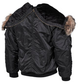 Winterjacke, Schulterkapuze?, Daunenjacke, Fellkapuze, Schwarz, jacke, dunkel, reversibel, faux fur, mantelähnlich, Pufferjac