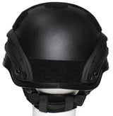 US Helm, "MICH 2002", Rails, schwarz, ABS-Kunststoff