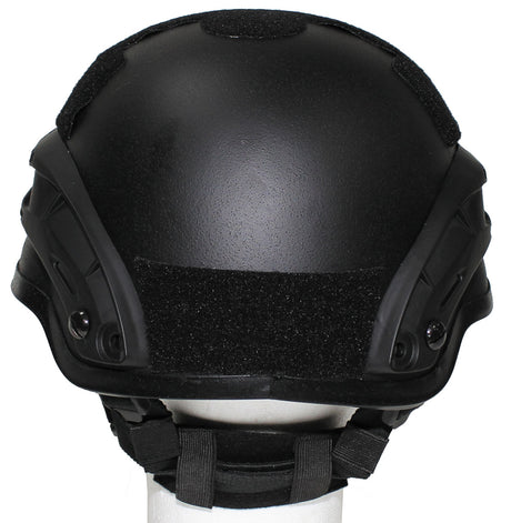 US Helm, "MICH 2002", Rails, schwarz, ABS-Kunststoff