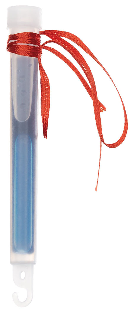 Glue Pen, Kleberstift?, Plasticröhre, orange Band, blauer Flüssigkeit, test-tube, Vial, Blutprobe, Wissenschaft, Anhänger, Te
