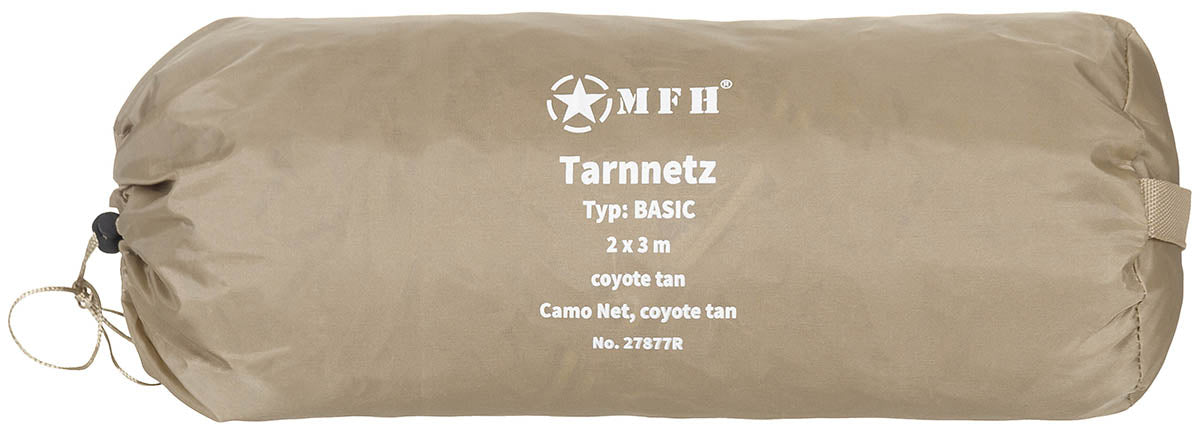 Tarnnetz, Camo tan, 2x3 m, Netztunnel, Campingnetz, Tarnnetz, Camo Net, Tarnung, 2 x 3 m, Coyote tan