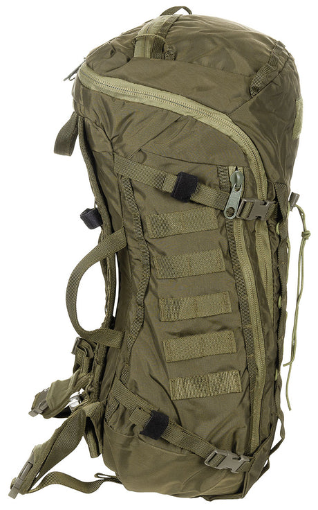 Rucksack, Outdoor, MOLLE, Tragegurt, Reißverschluss, Rucksack, Taktischer Rucksack, Militärgrün, Molle-System, Seitentasche, 
