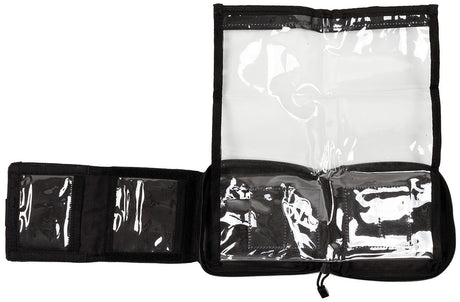 Craft-Set Tasche, Brillen-Organizer, Transparente Fächer, Reißverschluss, Reise-Etui, Organizer, Reise-Organizer, Klarer Tasc