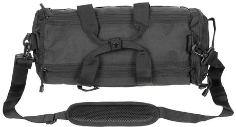 Einsatztasche, rund, "MOLLE", schwarz