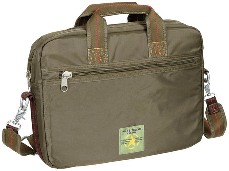 Handtasche, "PT", gross, Karabinerhaken, oliv