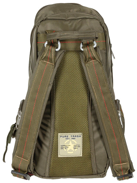 Rucksack, "PT", klein, Karabinerhaken, oliv