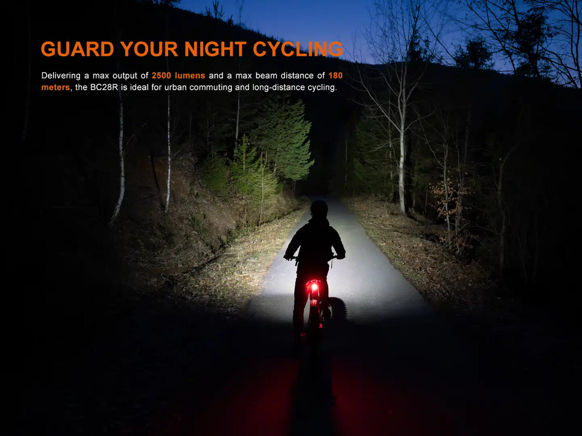 Fenix - BC28R Fahrradlampen Set (2500 Lumen)