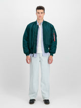 Bomberjacke, U-Boot-Jacke, Windjacke, Reißverschluss, Seitentasche
