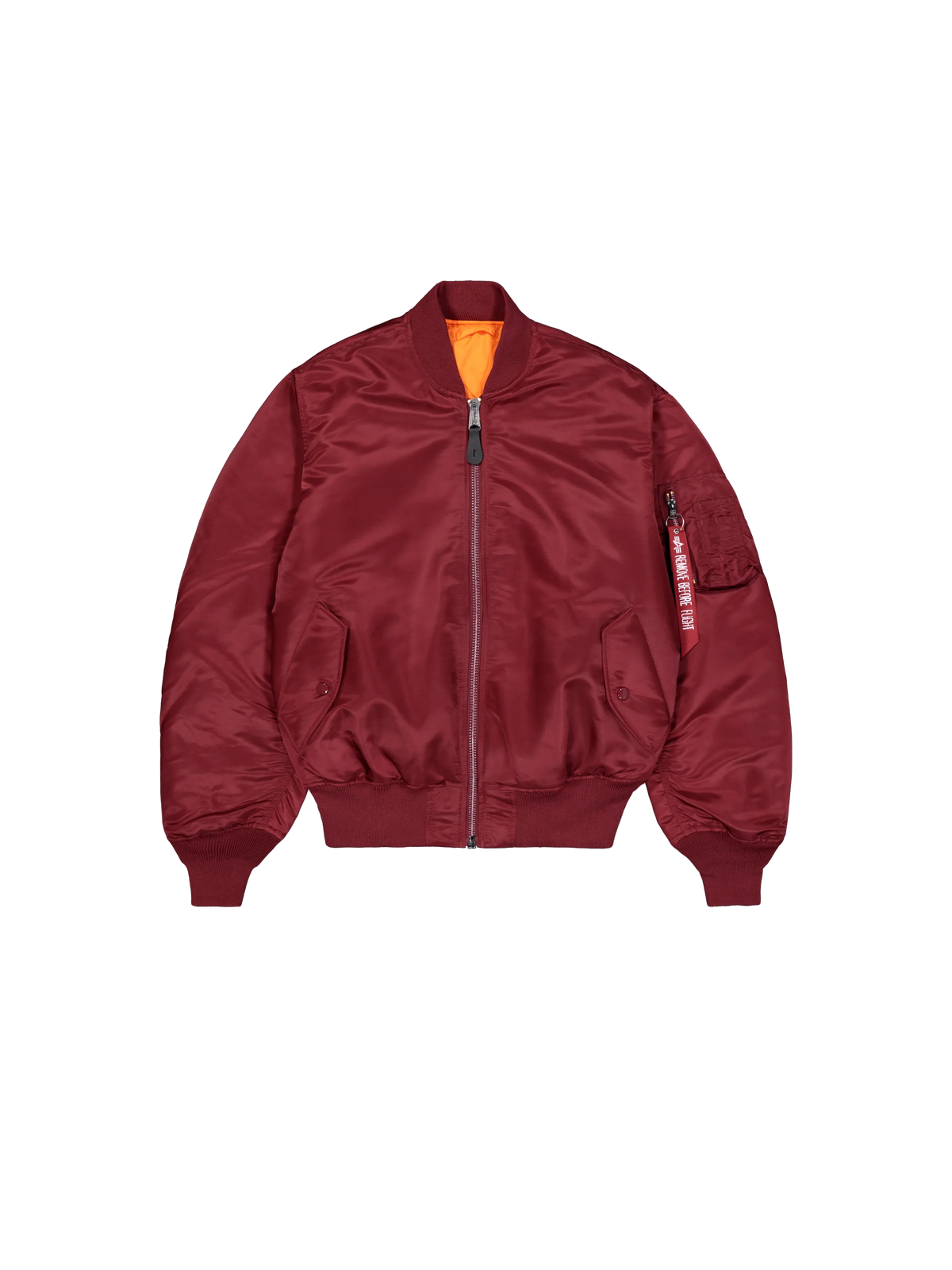 Bomber, Jacke, Kuscheljacke, Rot, Reißverschluss