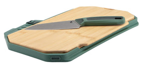 Brotschneidebrett, Schneidbrett, Wiss-Set, Küchenmesser, Holz und Kunststoff