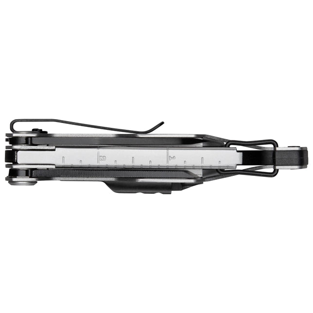 Multitool, Faltwerkzeug, Metall, Schwarz, Skala