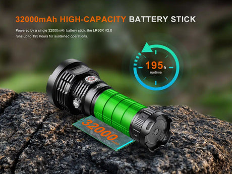 Fenix - LR50R V2.0 Suchscheinwerfer mit Powerbank Funktion (18’000 Lumen)