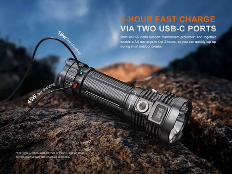 Fenix - LR50R V2.0 Suchscheinwerfer mit Powerbank Funktion (18’000 Lumen)