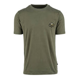 t-shirt, olive, kurzarm, emblem, kleinfahrzeug