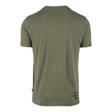 T-Shirt, Short sleeve, Olive green, Crew neck, Back print