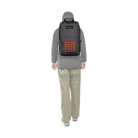 Rucksack, Wandern, Tasche, Gepäck, Orangemuster
