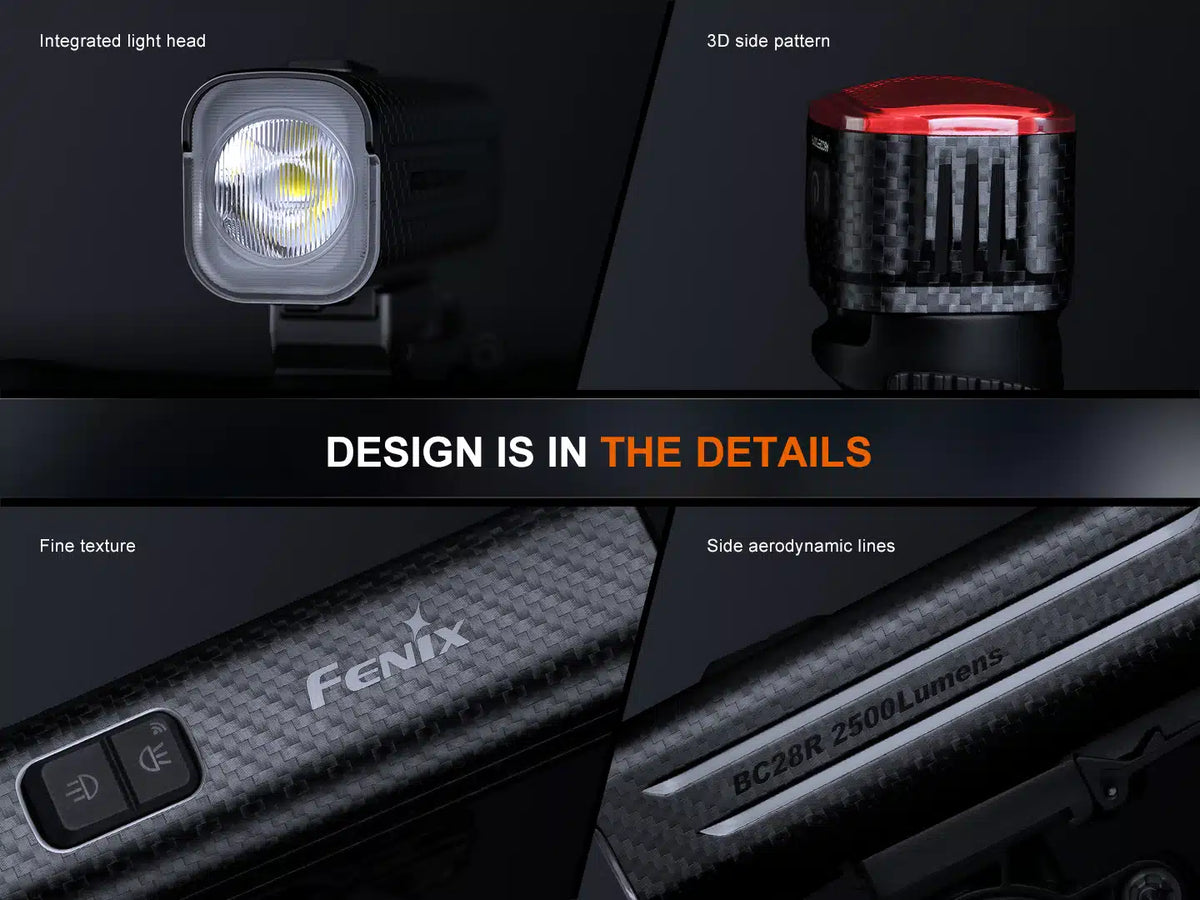 Fenix - BC28R Fahrradlampen Set (2500 Lumen)