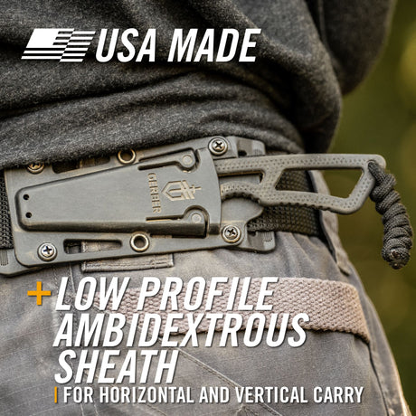 taktischer Gürtel, Holster, flacher Profil, beidhändig Tragbar, hergestellt in den USA