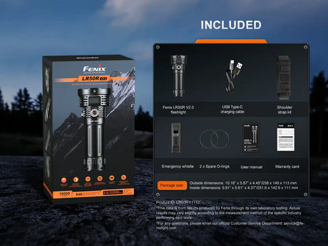 Fenix - LR50R V2.0 Suchscheinwerfer mit Powerbank Funktion (18’000 Lumen)