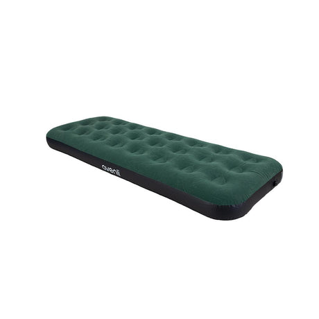 Aufblasbares Bett, Luftmatratze, Campingbett, Grün, Querkopfstütze?