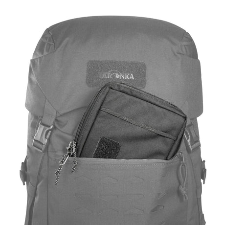 Rucksack, Rucksack, Vorderfach, Reißverschlusstasche, Klettpatch