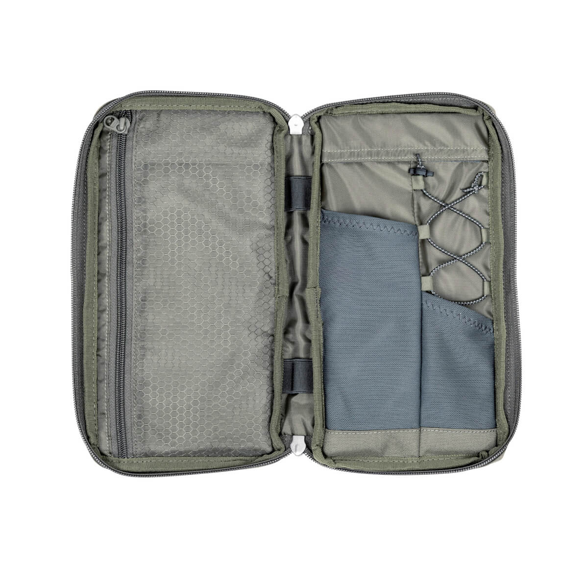 Reiseetui, Organizer, Kartenfach, Stofftasche, Grün, Reise-Etui, Organizer, Reißverschluss, Mesh-Tasche, Innere Fächer