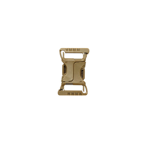 Gurtclip, Gurtverriegelung, Kamelbraun, Schnalle, Kletterschutzkunststoff