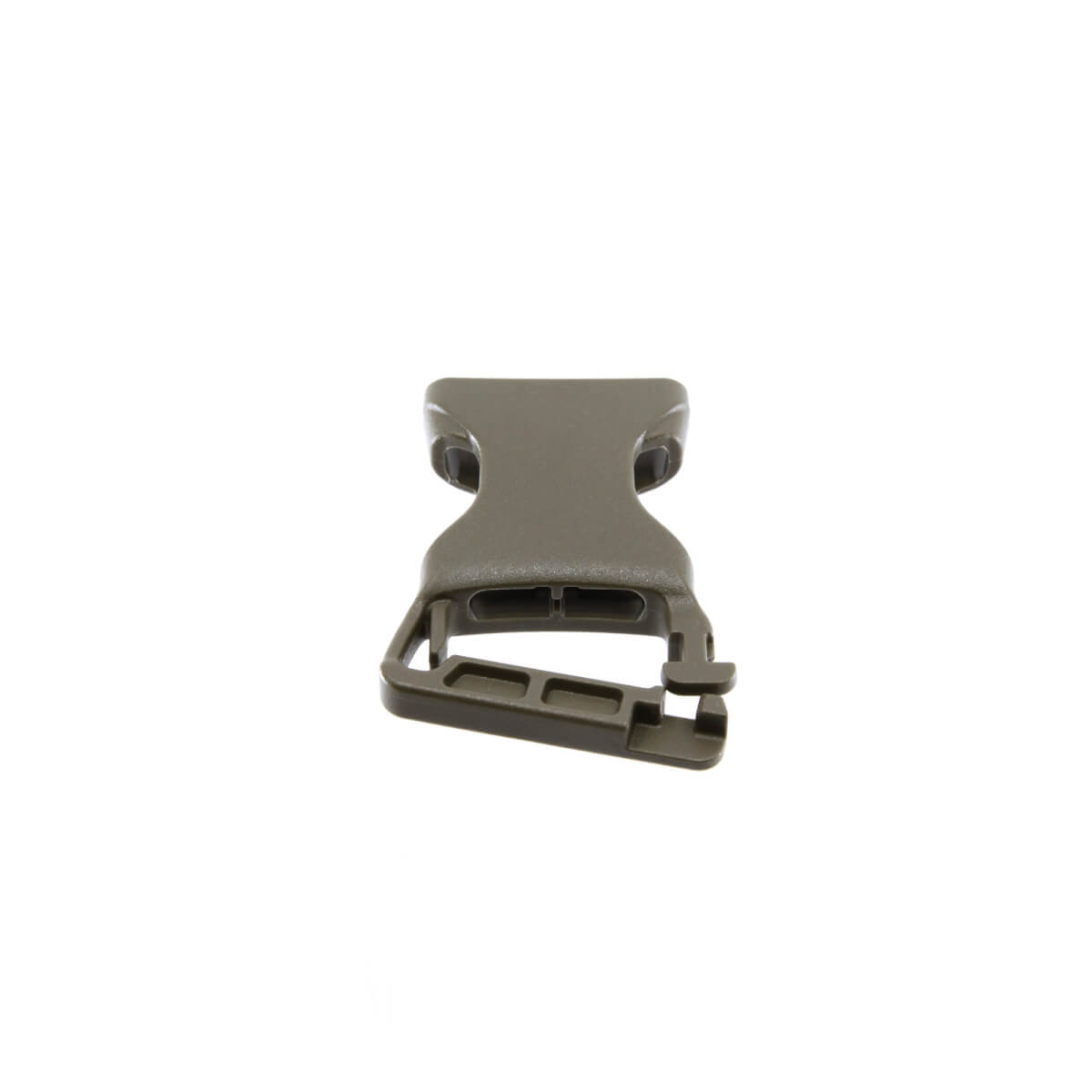 Klickverschluss, Klettverschluss, Gurtclip, Gurtversteller, Khaki