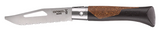 Tauchmesser, Fixed blade, Rostfreier Stahl, Zackige Kante, Griff aus Kunststoff und Kork