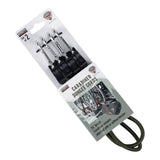 karabiner, Bungee-Seile, Set mit 2, 2 ft, elastisches Seil