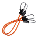 Karabiner, Gurtband, Kunststoffgriff, Doppelkarabiner, Orange