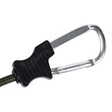 Klemmgurt, Schnellverschluss, Karabiner, Seilzug, Gurtband