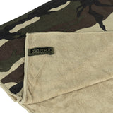 camouflage, towel, patch, logo, fabric