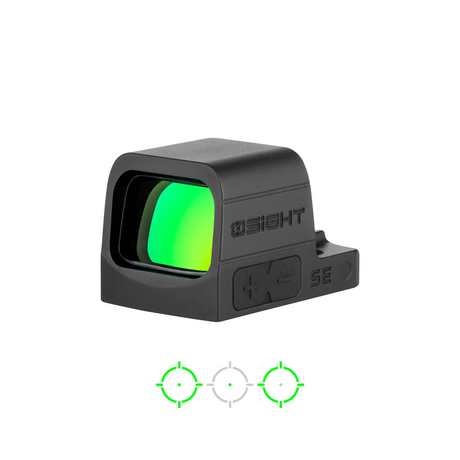 rotpunktvisier, optische sights, grünes zielkreuz, waffenvisier, logo-vorrichtung