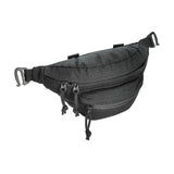 Gürteltasche, Nylon, Schwarz, Reißverschluss, Hauptfach