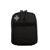 erste Hilfe Tasche, Medizinische Tasche, Kartenfach, Gurtband, Schwarz