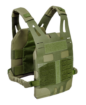 Tactische Weste, Schutzweste, Klettverschluss, MOLLE-System, Olivgrün