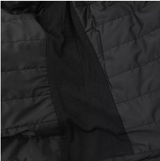 Puffer, Jacke, gequiltet, schwarz, Tragegurt