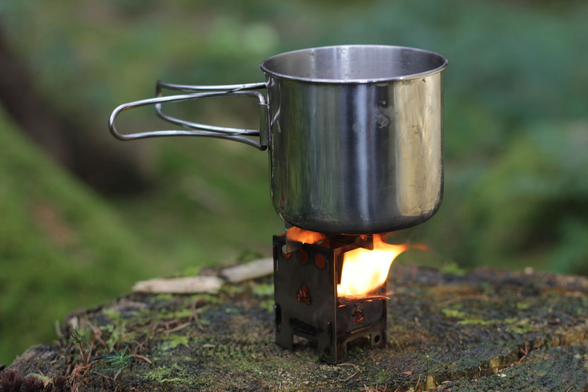 Camping-Topf, Edelstahl, Outdoor-Kochen, Camping-Ausrüstung, tragbarer Topf, Kochtopf, Edelstahl, Outdoor, Camping, Pfanne